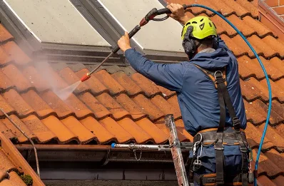 Démoussage et hydrofuge de toiture à Wisques